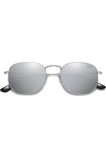 SOJOS Square Polarized Sunglasses for Women Men Small Hexagonal Polygon Mirro...