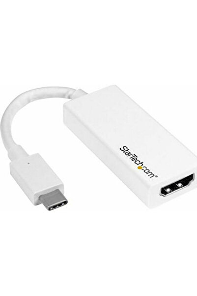 startech Μετατροπέας USB-C αρσενικό σε HDMI θηλυκό Λευκό 1 τεμάχιο CDP2HD4K60W