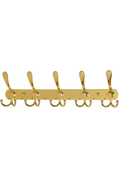 GENERAL Dseap Coat Rack Wall Mounted - 5 Tri Hooks, Heavy Duty, Stainless Ste...