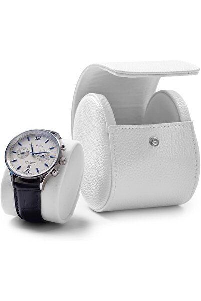 Oirlv Luxury Leather Watch Storage Box Travel Single Watch Case Jewelry Gift ...