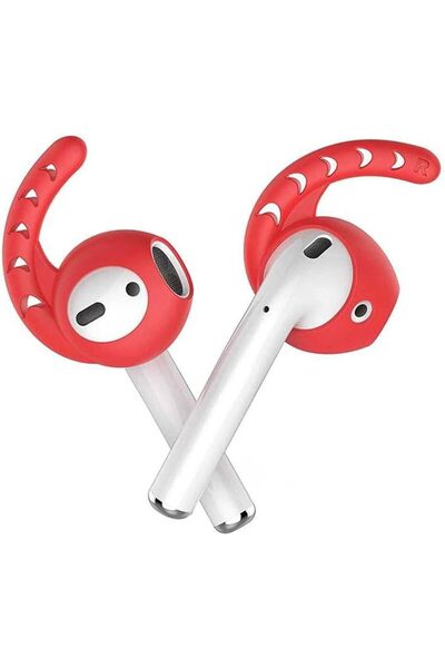 GENERAL Ahastyle PT14RD Premium Silicone Earhooks Cover for Airpods (3 pairs)...