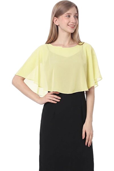 GENERAL Baoqiya Capelets for Women Shawls and Wraps Soft Chiffon Cape For Wed...