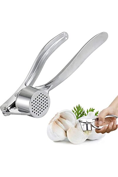 GENERAL Stainless Steel Rust Proof Easy Squeeze Kitchen Garlic Crusher