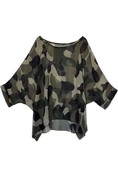 Maxfort Women's Loose Print Sheer Chiffon Kimono Beach Swim Cover up Cardigan...