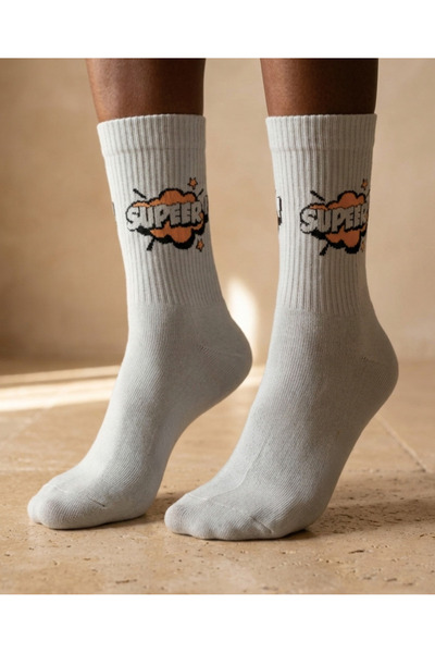 Katia&Bony Unisex patterned blue ankle socks