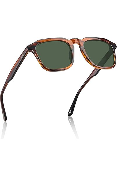 CARFIA Acetate Polarized Mens Sunglasses UV Protection Retro Fashion Cool Gla...