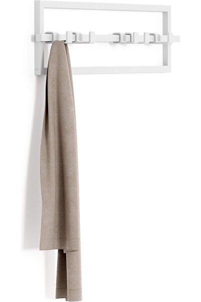 UmbraWear Umbra Cubiko Wall Mounted Modern, Sleek, Space-Saving Hanger with R...