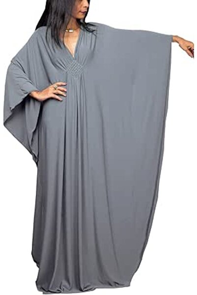 YouKD Women's Long Kaftan Maxi Dress Boho Swimsuit Beach Cover Up Robes One S...