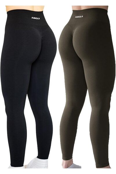 AUROLA Womens Seamless Capri