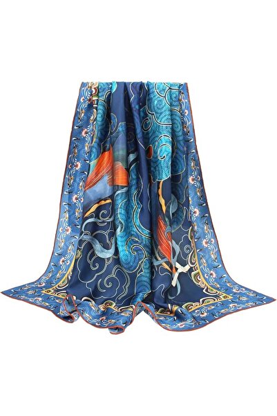 andantino 100% Silk Scarf 43" Large Square Lightweight Headscarf& Shawl–Women...