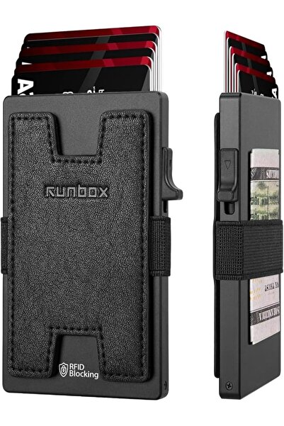 Runbox Top Layer Genuine Cowhide Leather Wallet for Men Slim Mens Wallet-Mone...