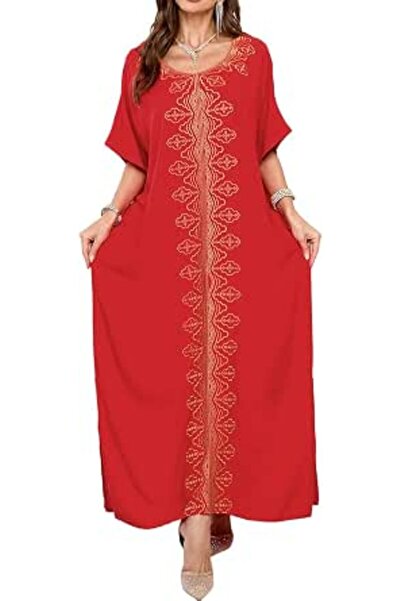 GENERAL Women's Cotton Kaftan Loungewear Boho Homewear Oversized Kimono Maxi ...