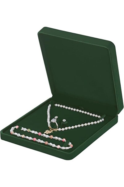 LETURE Velvet Jewelry Set Box, Velvet Gift Box for Bracelet Necklace Earring ...