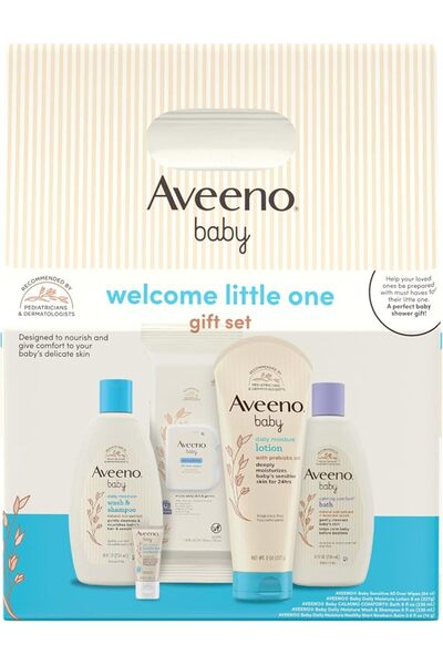 Aveeno Baby Eczema Therapy Aveeno Baby Welcome Little One Gift Basket, Baby S...