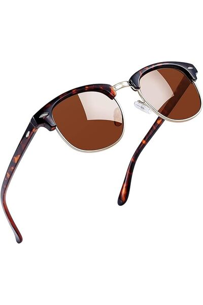 Joopin Square Sunglasses for Men Women Polarized UV400 Protection | Vintage C...