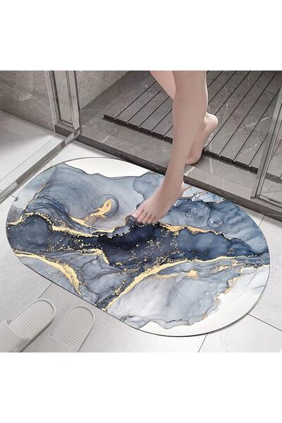 ALMEKAQUZ Bath Mat Rug, Innovative Bathroom Rug Mat, Super Absorbent Quick Dr...