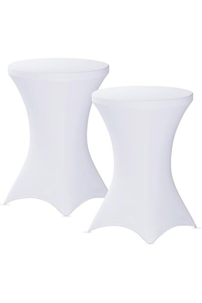 Generic Brand Two-piece set - High table skirt - 80 x 80 x 110 cm - High tabl...