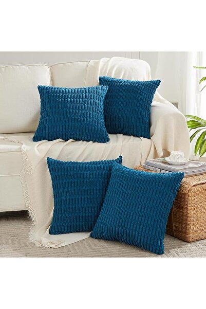 Fancy Homi 4 Packs Boho Black Decorative Throw Pillow Covers 18x18 Inch for L...