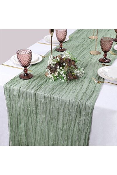 Generic Brand Bohemian style gauze table runner, mesh decoration, kitchen din...