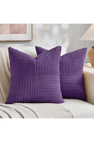Fancy Homi 2 Packs Rust Boho Decorative Throw Pillow Covers 18x18 Inch for Co...