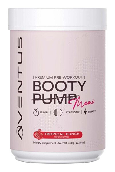 AVENTUS Booty Pump Pre-Workout Powder 423g Tropical Punch(Mami)
