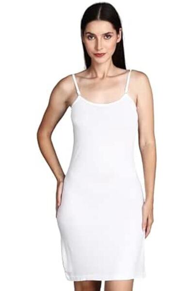 SHOPPY Villa Women's Full Slip Dress - Spaghetti Strap Long Inner Undergarmen...