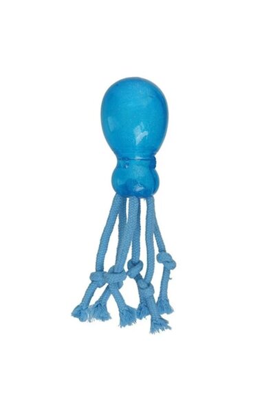 CATIANO Jucărie dentară caracatiță albastră pentru câini 25cm