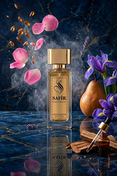 Safir Romantic Kadın Parfüm 50 ml Kalıcı | Armut Gül İris Misk | Irresistible Esintili