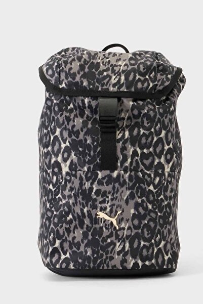 Puma Leopard Patterned Backpack Daily Use School Bag 14-15 L