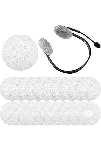 SYOSI Headphone Ear Covers 100 Pieces Disposable Earphone Overs Sanitary Non-...