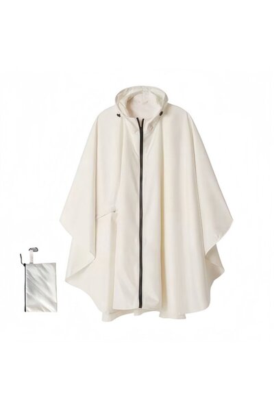 STARSTAR Off-white 3-in-1 tactical rain jacket.