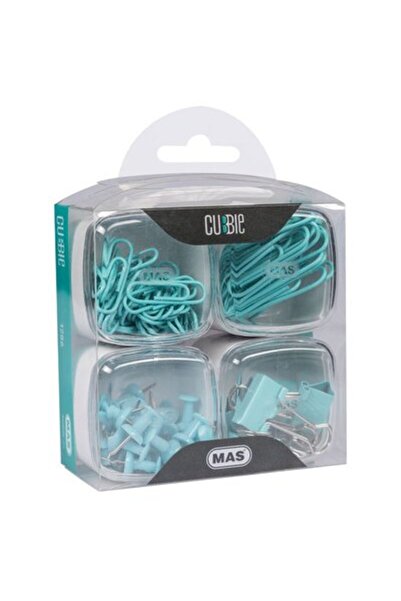 MC Micostore Set Agrafe +clipsuri+pioneze panou pluta colorate Cubbie pvc-Tur...