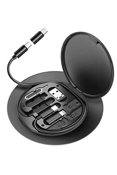 DORAIMI123 طقم كابل شحن USB، محول USB A و Type C إلى مايكرو/Type C/Lightning،...
