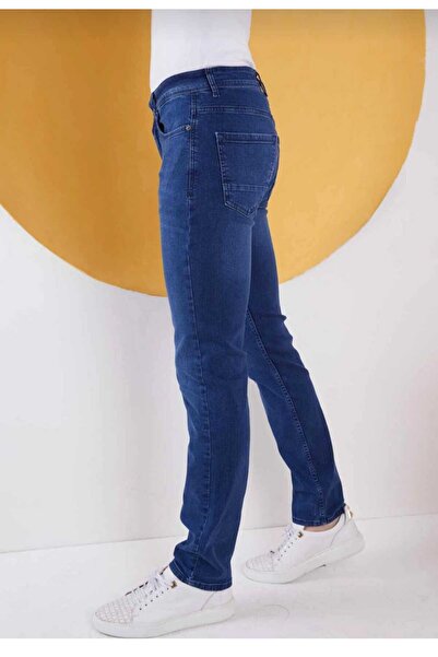 Lina Jean Men's Denim Jeans Regular Pipe Leg Denim Jeans