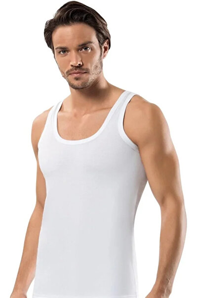 Mariposa Secret Combed Cotton Men's Undershirt 1100 White XS