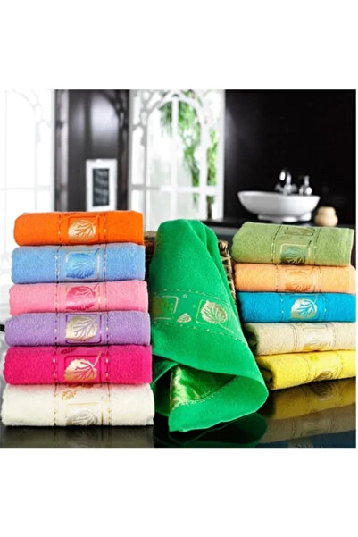 Mariposa Secret Bulteks Melis Leaf Pattern Hand Towel 30X50