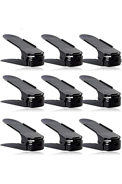 Khazna 9 Pack Shoe Slots Organizer, Shoe Organizer for Closet,Shoe Stacker In...