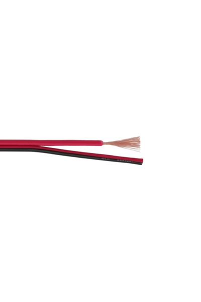 Alista Home Cablu difuzor OFC 2x0.75 mm 100m, roșu-negru, flexibil, pentru di...