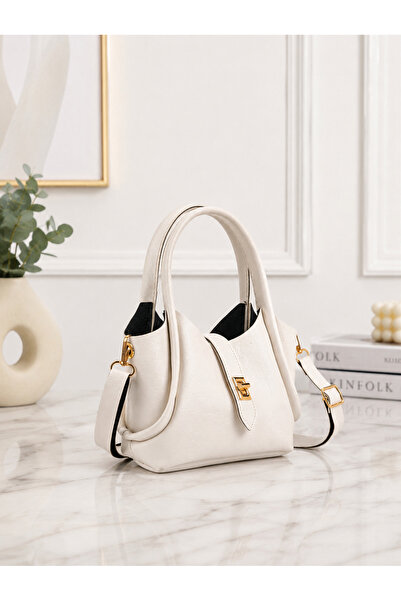Yeeys Lina Women's Handbag and Shoulder Bag with Buckle Detail and Adjustable...