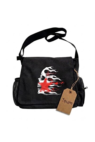 Touz Moda Gothic Printed Unisex Messenger Bag