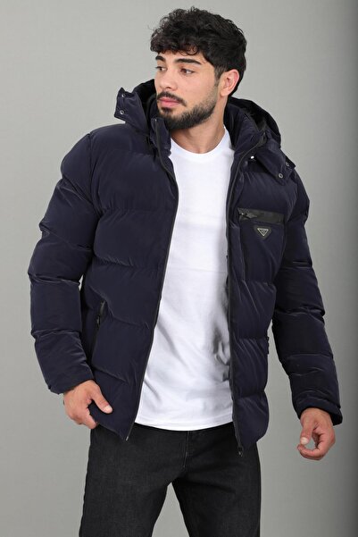 Stilkombin Nova Winter Inflatable Coat with Crested Snap Fasteners Pldp 3007_...