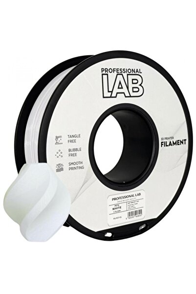 Professional LAB PETG Νήμα Εκτυπωτή 3D 1.75mm 1kg Λευκό 220-240 ° C