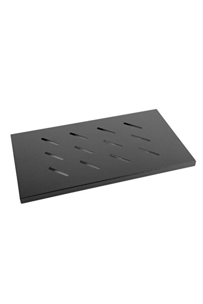 Lanberg Σταθερό ράφι rack 19 ιντσών 1U, 465x315 χιλ., 120 κιλά, Μαύρο