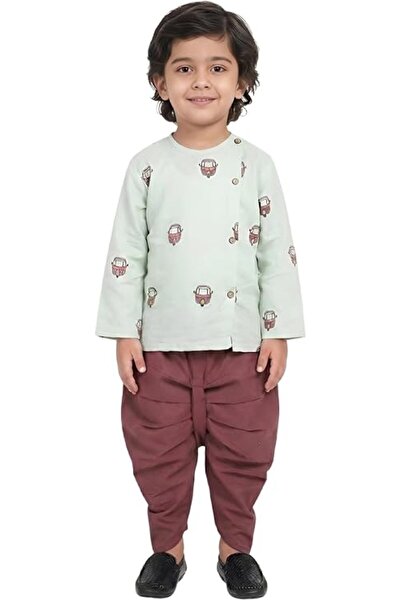 Polka Tots unisex-baby Festive Angrakha-1299_1 Angrakha Full Sleeve (pack of 2)