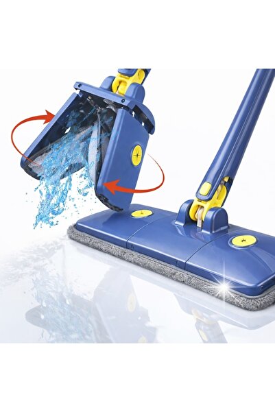 MACVI Mop telescopic cu stoarcere integrată — Curățare simplificată! 🧹 ✨