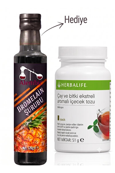 Herbalife Klasik Aromalı 51 gr Küçük Çay (Alembic Bromelain Hediyeli)