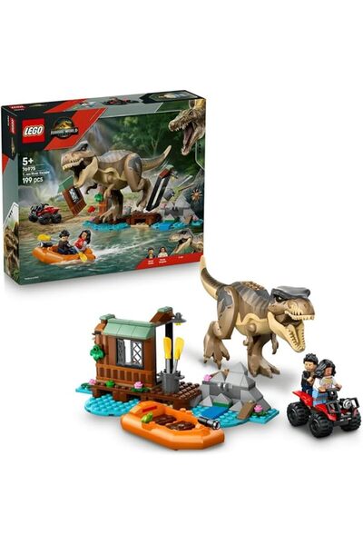 LegoPazar LEGO Jurassic World T. rex River Escape 76975 | Interactive Dinosau...