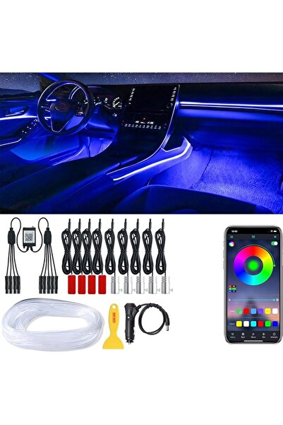 NALACAL Car LED Strip Lights, LEDCARE 9 in 1 RGB Car Interior Lights with APP...