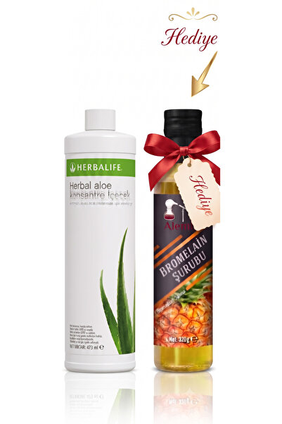 Herbalife Aloe Konsantre Sade Aromalı İçecek (Alembic Bromelain Hediyeli)