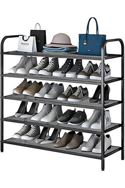 Home Dwell 5-Tier Shoe Rack Organizer for Home | Heavy Duty Metal Shoe Stand ...
